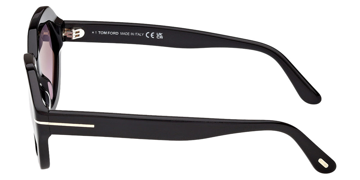 Tom Ford FT1341 MERYL-02 01B 53 - Shiny Black / Gradient Smoke #id:ft134101b_s:100110