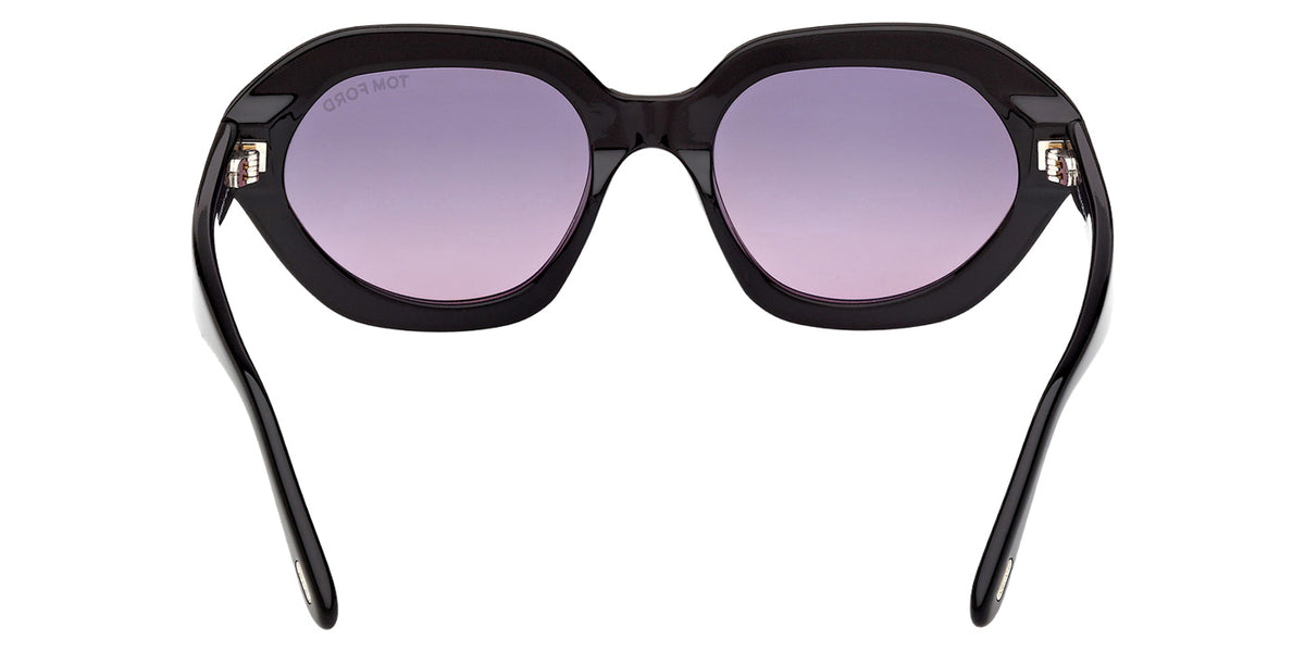 Tom Ford FT1341 MERYL-02 01B 53 - Shiny Black / Gradient Smoke #id:ft134101b_s:100120
