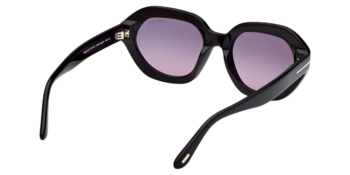 Tom Ford FT1341 MERYL-02 01B 53 - Shiny Black / Gradient Smoke #id:ft134101b_s:100125