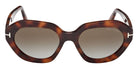Tom Ford FT1341 MERYL-02 53P 53 - Blonde Havana / Gradient Green #id:ft134153p_s:100100