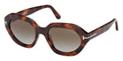 Tom Ford FT1341 MERYL-02 53P 53 - Blonde Havana / Gradient Green #id:ft134153p_s:100105