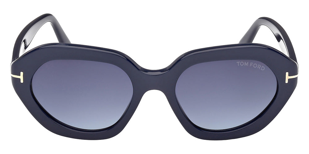 Tom Ford FT1341 MERYL-02 90W 53 - Shiny Blue / Gradient Blue #id:ft134190w_s:100100