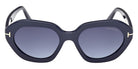 Tom Ford FT1341 MERYL-02 90W 53 - Shiny Blue / Gradient Blue #id:ft134190w_s:100100