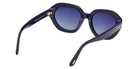 Tom Ford FT1341 MERYL-02 90W 53 - Shiny Blue / Gradient Blue #id:ft134190w_s:100125