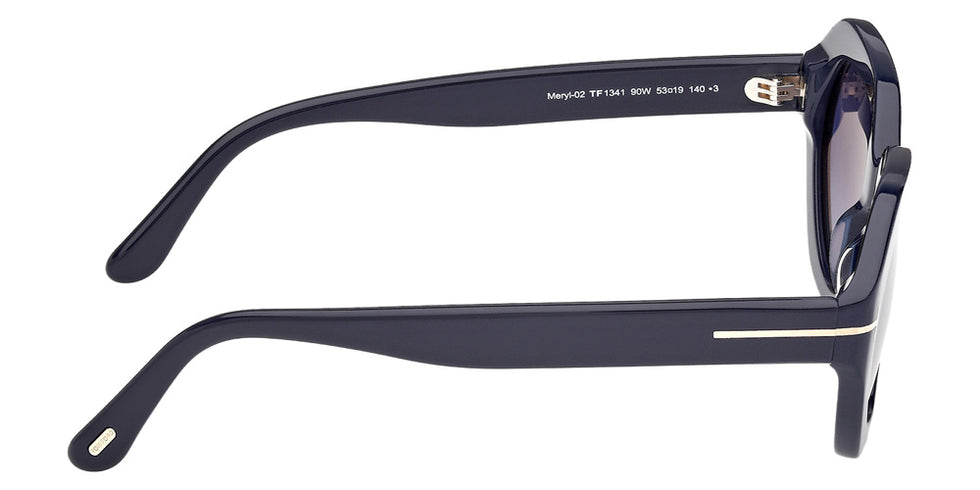 Tom Ford FT1341 MERYL-02 90W 53 - Shiny Blue / Gradient Blue #id:ft134190w_s:100130