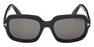 Tom Ford FT1342 LANA-02 01D 53 - Shiny Black / Smoke Polarized #id:ft134201d_s:100100