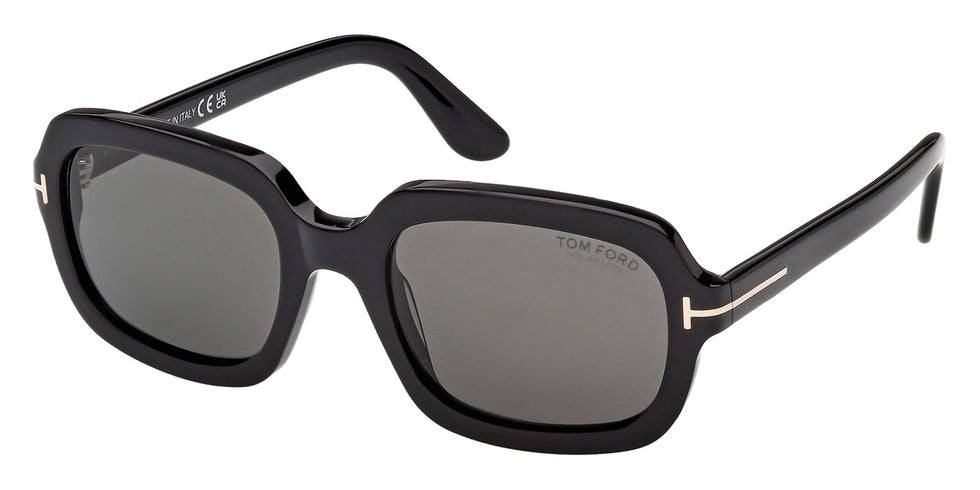 Tom Ford FT1342 LANA-02 01D 53 - Shiny Black / Smoke Polarized #id:ft134201d_s:100105