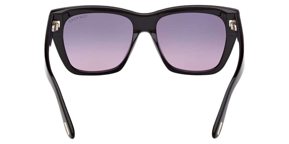 Tom Ford FT1343 01B 55 - Shiny Black / Gradient Smoke 01B #id:ft134301b_s:100120