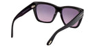 Tom Ford FT1343 01B 55 - Shiny Black / Gradient Smoke 01B #id:ft134301b_s:100125