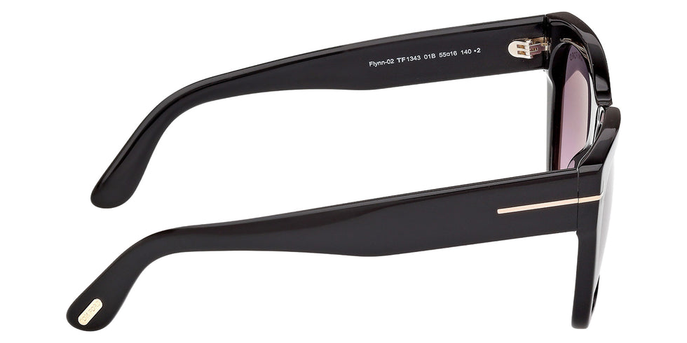 Tom Ford FT1343 01B 55 - Shiny Black / Gradient Smoke 01B #id:ft134301b_s:100130