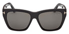 Tom Ford FT1343 01D 55 - Shiny Black / Smoke Polarized 01D #id:ft134301d_s:102100