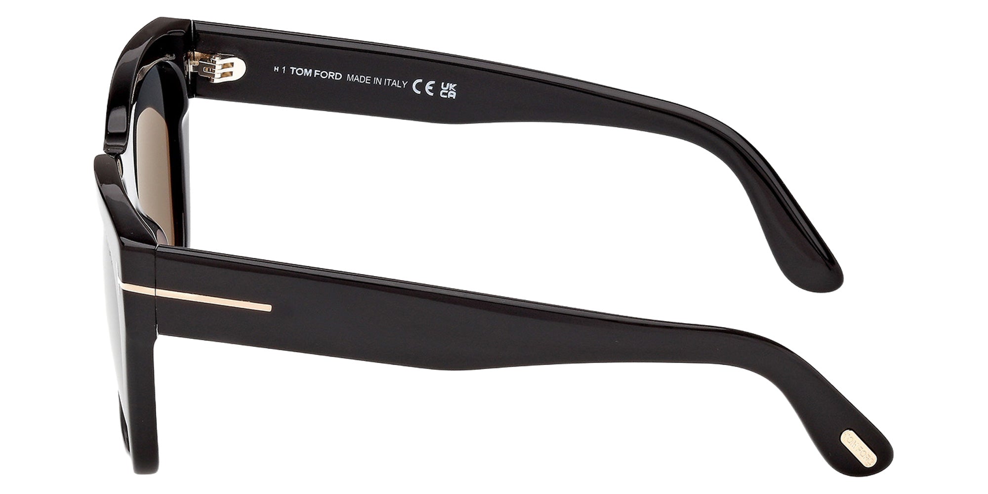 Tom Ford FT1343 01D 55 - Shiny Black / Smoke Polarized 01D #id:ft134301d_s:102110