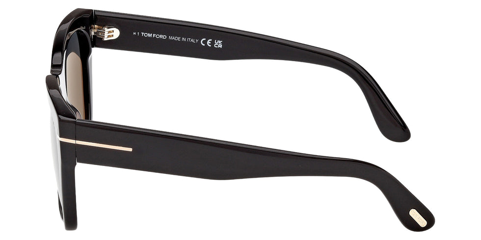 Tom Ford FT1343 01D 55 - Shiny Black / Smoke Polarized 01D #id:ft134301d_s:102110