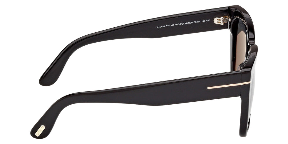 Tom Ford FT1343 01D 55 - Shiny Black / Smoke Polarized 01D #id:ft134301d_s:102130
