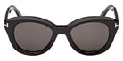 Tom Ford FT1344 NIKA-02 01A 49 - Shiny Black / Smoke #id:ft134401a_s:100100