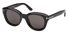 Tom Ford FT1344 NIKA-02 01A 49 - Shiny Black / Smoke #id:ft134401a_s:100105