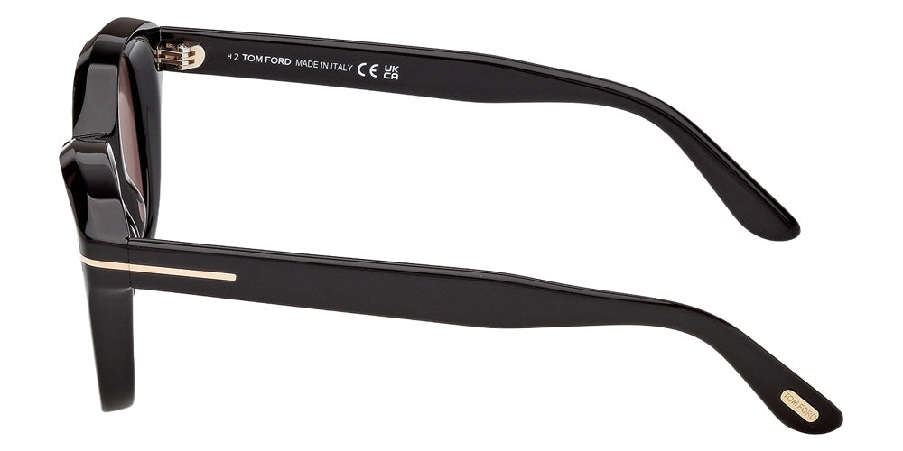 Tom Ford FT1344 NIKA-02 01A 49 - Shiny Black / Smoke #id:ft134401a_s:100110