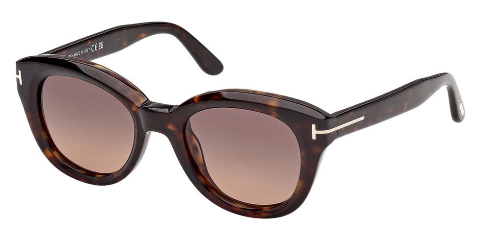Tom Ford FT1344 NIKA-02 52T 49 - Dark Havana / Gradient Bordeaux #id:ft134452t_s:104105