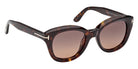 Tom Ford FT1344 NIKA-02 52T 49 - Dark Havana / Gradient Bordeaux #id:ft134452t_s:104135