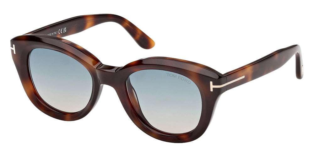 Tom Ford FT1344 NIKA-02 53P 49 - Blonde Havana / Gradient Green #id:ft134453p_s:106105