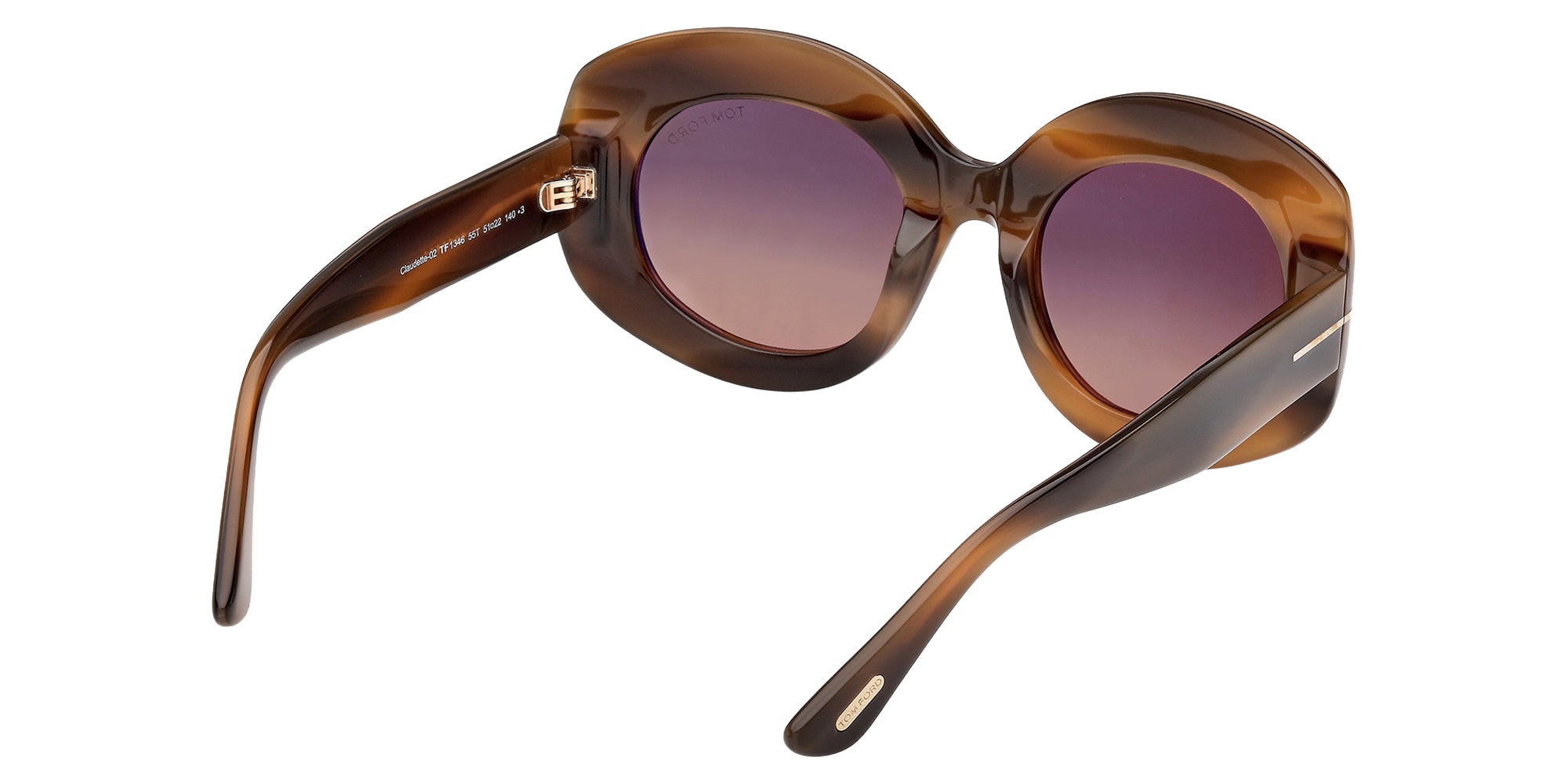 Tom Ford FT1346 55T 51 - Colored Havana / Gradient Bordeaux 55T #id:ft134655t_s:104125