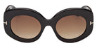 Tom Ford FT1346-F 01F 53 - Shiny Black / Gradient Brown 01F #id:ft1346f01f_s:100100