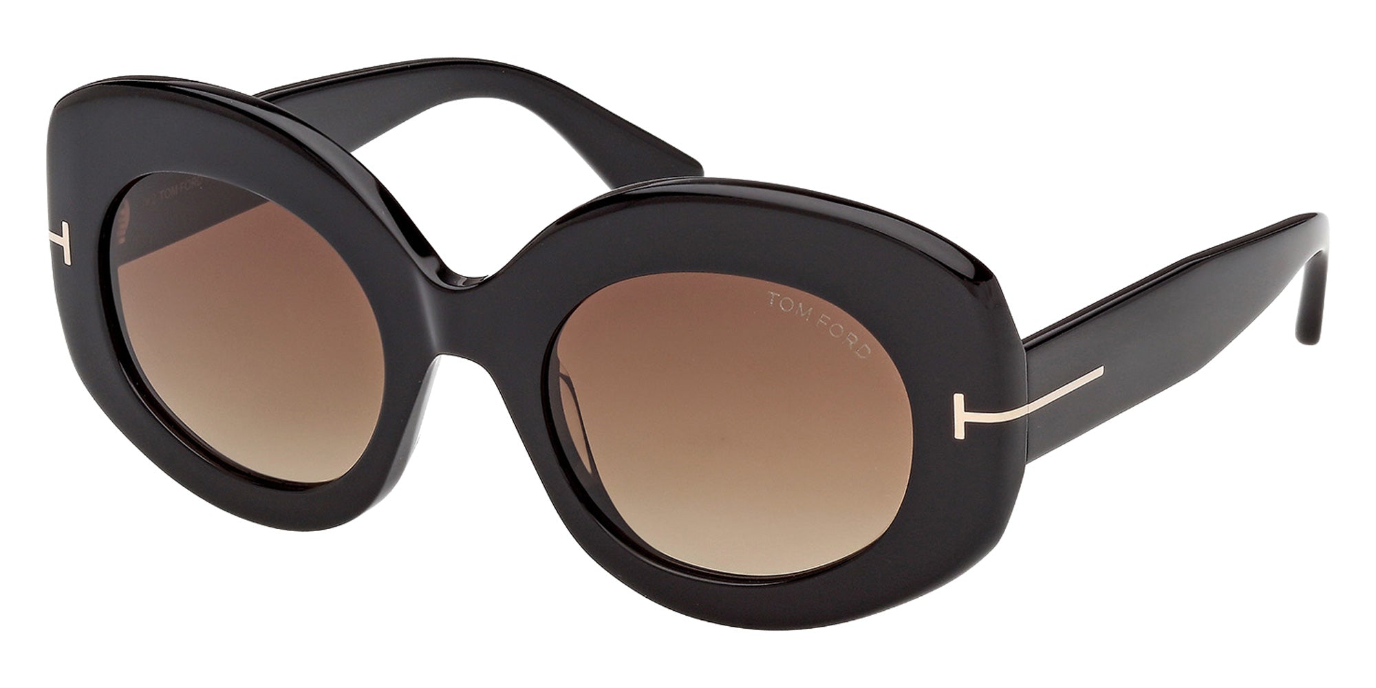Tom Ford FT1346-F 01F 53 - Shiny Black / Gradient Brown 01F #id:ft1346f01f_s:100105