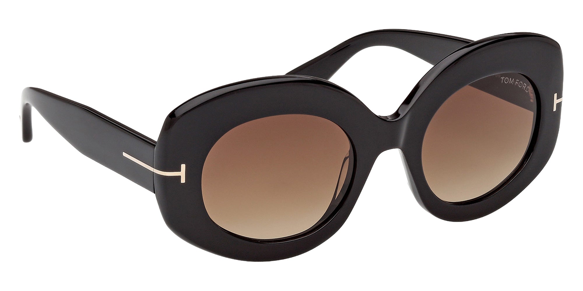 Tom Ford FT1346-F 01F 53 - Shiny Black / Gradient Brown 01F #id:ft1346f01f_s:100135