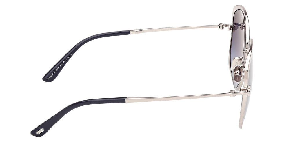 Tom Ford FT1349 14W 58 - Shiny Light Ruthenium / Gradient Blue 14W #id:ft134914w_s:100130