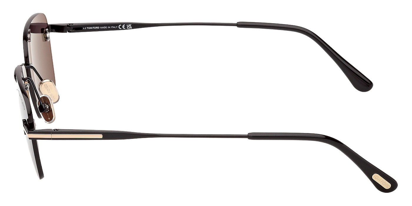 Tom Ford FT1354 JAKE-02 01A 54 - Shiny Black / Smoke #id:ft135401a_s:100110