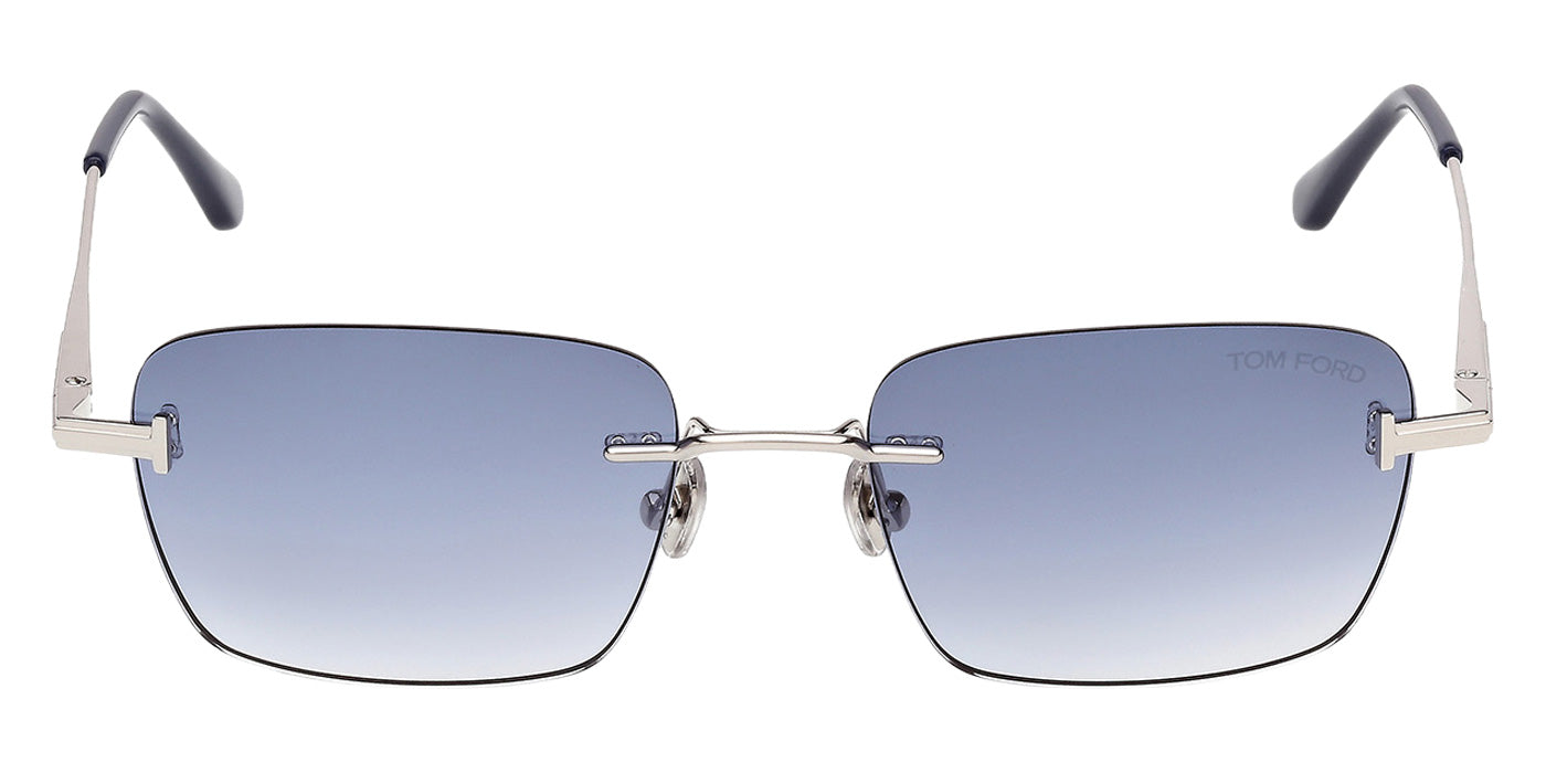 Tom Ford FT1354 JAKE-02 16W 54 - Shiny Palladium / Gradient Blue #id:ft135416w_s:102100