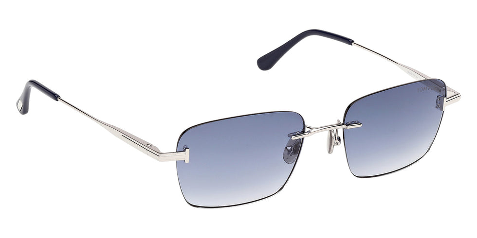 Tom Ford FT1354 JAKE-02 16W 54 - Shiny Palladium / Gradient Blue #id:ft135416w_s:102135