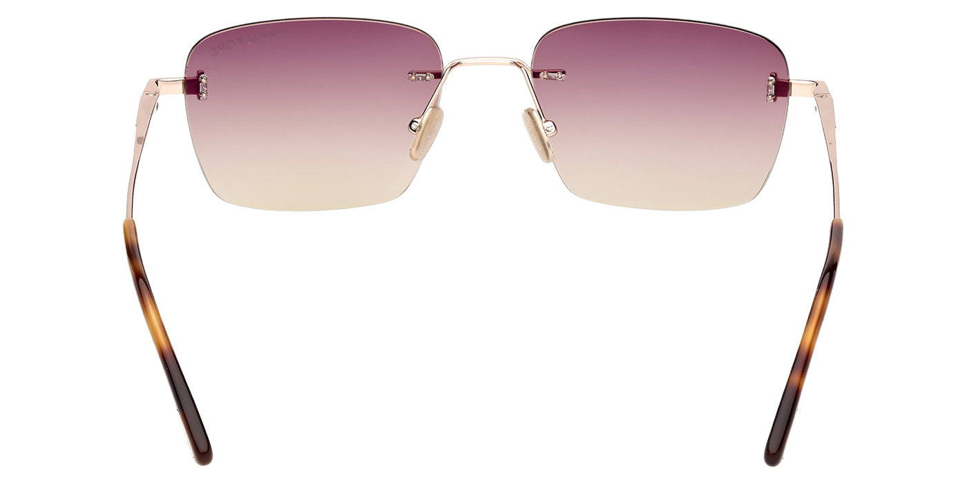 Tom Ford FT1354 JAKE-02 28Z 54 - Shiny Rose Gold / Gradient Bordeaux #id:ft135428z_s:104120