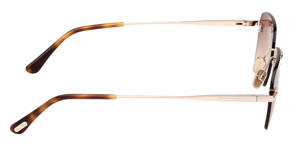 Tom Ford FT1354 JAKE-02 28Z 54 - Shiny Rose Gold / Gradient Bordeaux #id:ft135428z_s:104130