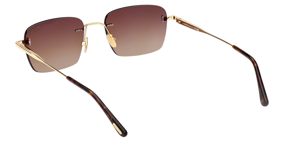 Tom Ford FT1354 JAKE-02 30F 54 - Shiny Deep Gold / Gradient Brown #id:ft135430f_s:106115
