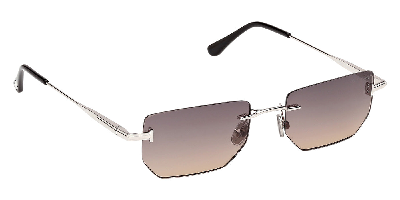 Tom Ford FT1355 ETHAN-02 16B 53 - Shiny Palladium / Gradient Smoke #id:ft135516b_s:100135