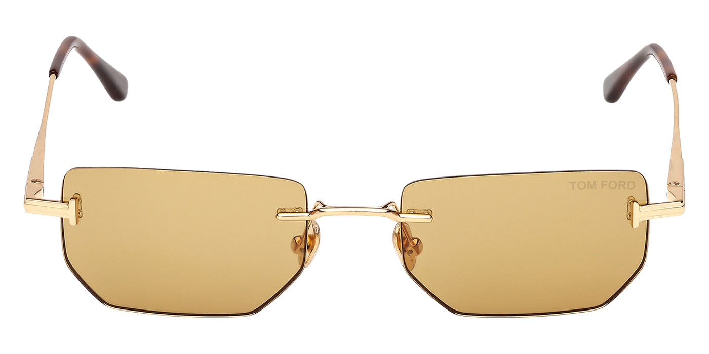 Tom Ford FT1355 ETHAN-02 30E 53 - Shiny Deep Gold / Brown #id:ft135530e_s:104100