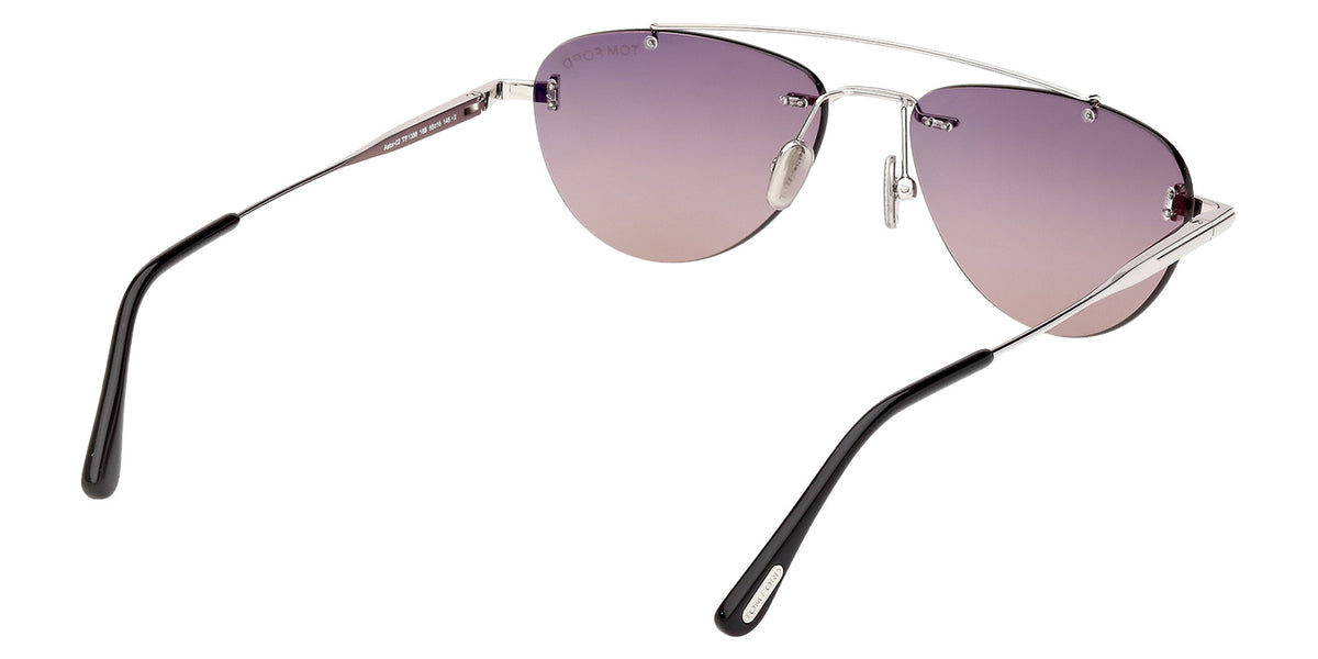 Tom Ford FT1356 ASTOR-02 16B 55 - Shiny Palladium / Gradient Smoke #id:ft135616b_s:100125