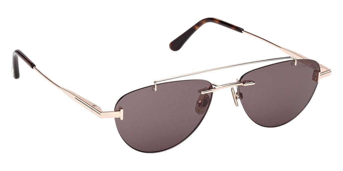 Tom Ford FT1356 ASTOR-02 28A 55 - Shiny Rose Gold / Smoke #id:ft135628a_s:102135