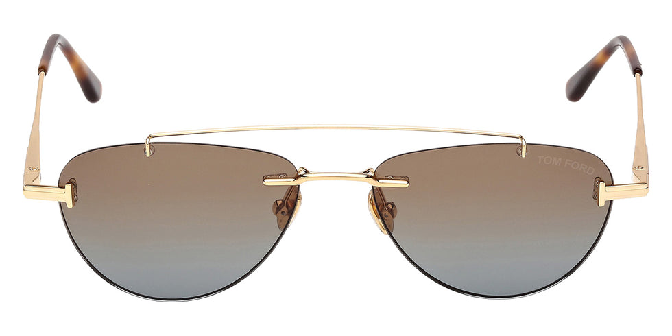 Tom Ford FT1356 ASTOR-02 30F 55 - Shiny Deep Gold / Gradient Brown #id:ft135630f_s:104100