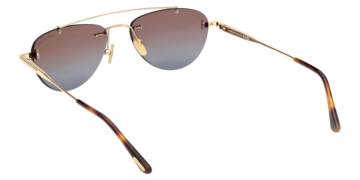 Tom Ford FT1356 ASTOR-02 30F 55 - Shiny Deep Gold / Gradient Brown #id:ft135630f_s:104115