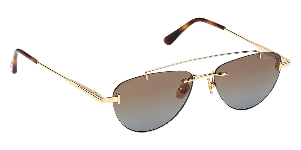 Tom Ford FT1356 ASTOR-02 30F 55 - Shiny Deep Gold / Gradient Brown #id:ft135630f_s:104135