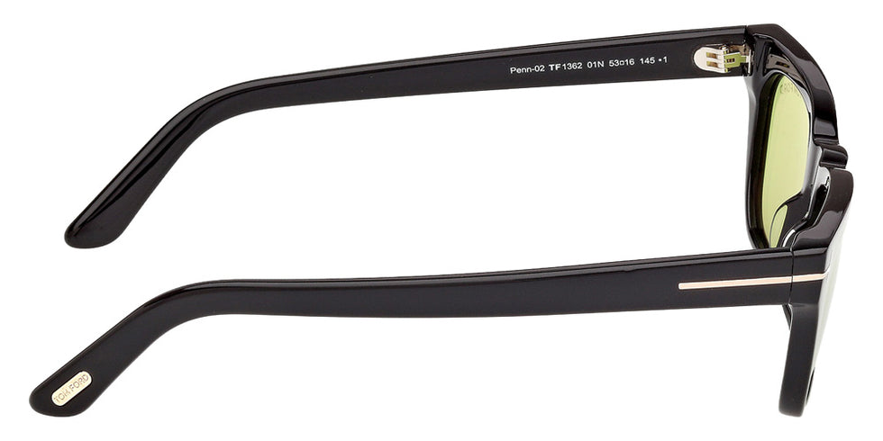 Tom Ford FT1362 PENN-02 01N 53 - Shiny Black / Green #id:ft136201n_s:100130