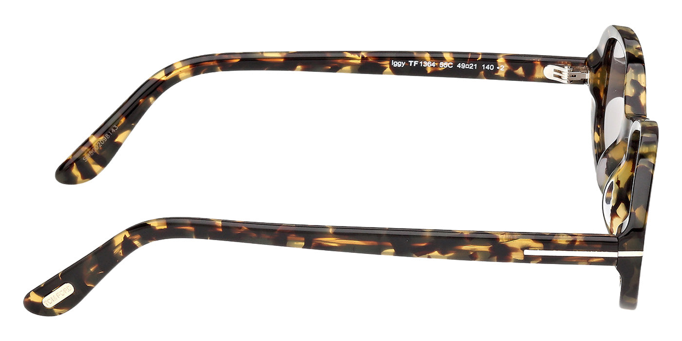 Tom Ford FT1364 IGGY 55C 49 - Colored Havana / Smoke Mirrored #id:ft136455c_s:106130