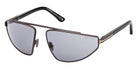 Tom Ford FT1399 PARKER-02 13A 64 - Matte Dark Ruthenium / Smoke #id:ft139913a_s:100105