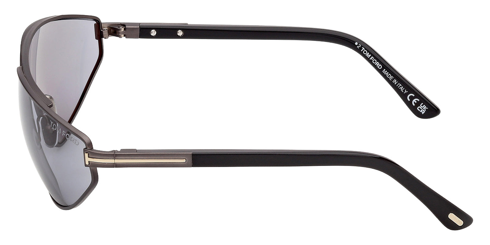 Tom Ford FT1399 PARKER-02 13A 64 - Matte Dark Ruthenium / Smoke #id:ft139913a_s:100110