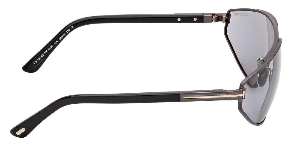 Tom Ford FT1399 PARKER-02 13A 64 - Matte Dark Ruthenium / Smoke #id:ft139913a_s:100130