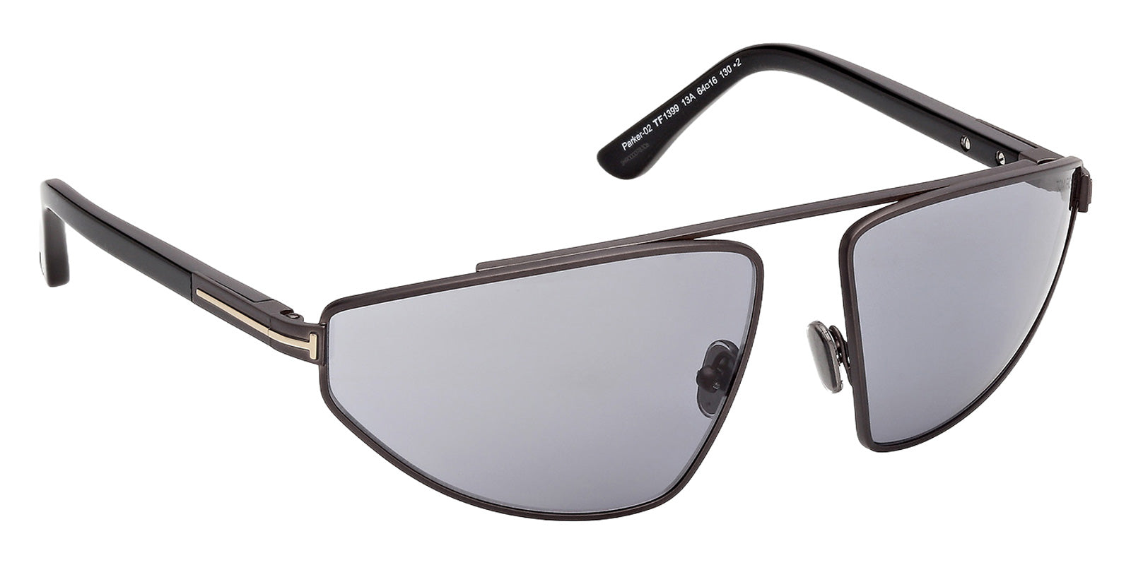 Tom Ford FT1399 PARKER-02 13A 64 - Matte Dark Ruthenium / Smoke #id:ft139913a_s:100135