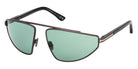 Tom Ford FT1399 PARKER-02 13N 64 - Matte Dark Ruthenium / Green #id:ft139913n_s:102105