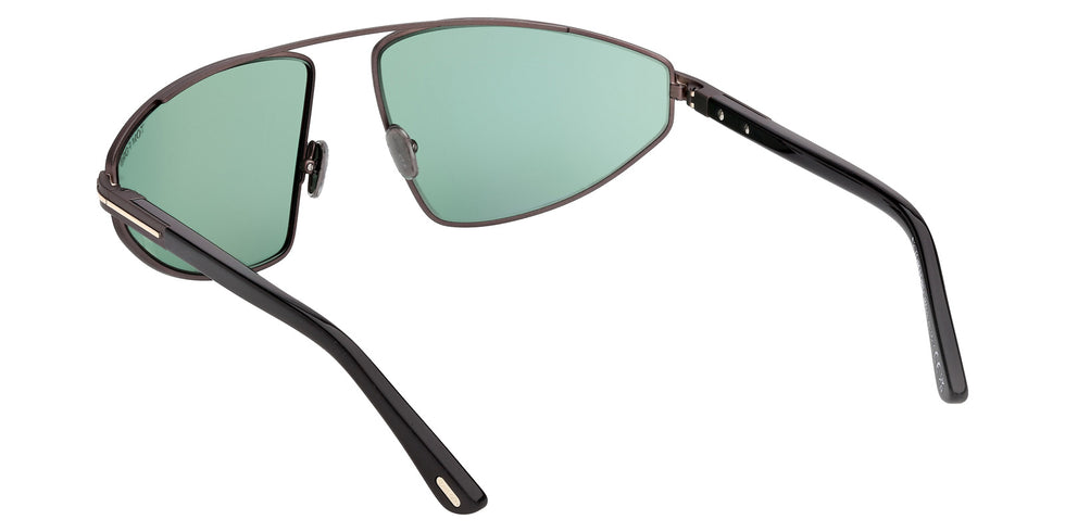 Tom Ford FT1399 PARKER-02 13N 64 - Matte Dark Ruthenium / Green #id:ft139913n_s:102115
